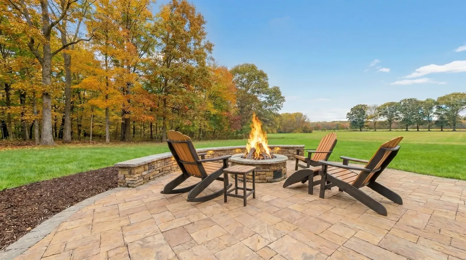 Beautiful landscape design and installation by Northampton Nursery in Bucks County, PA