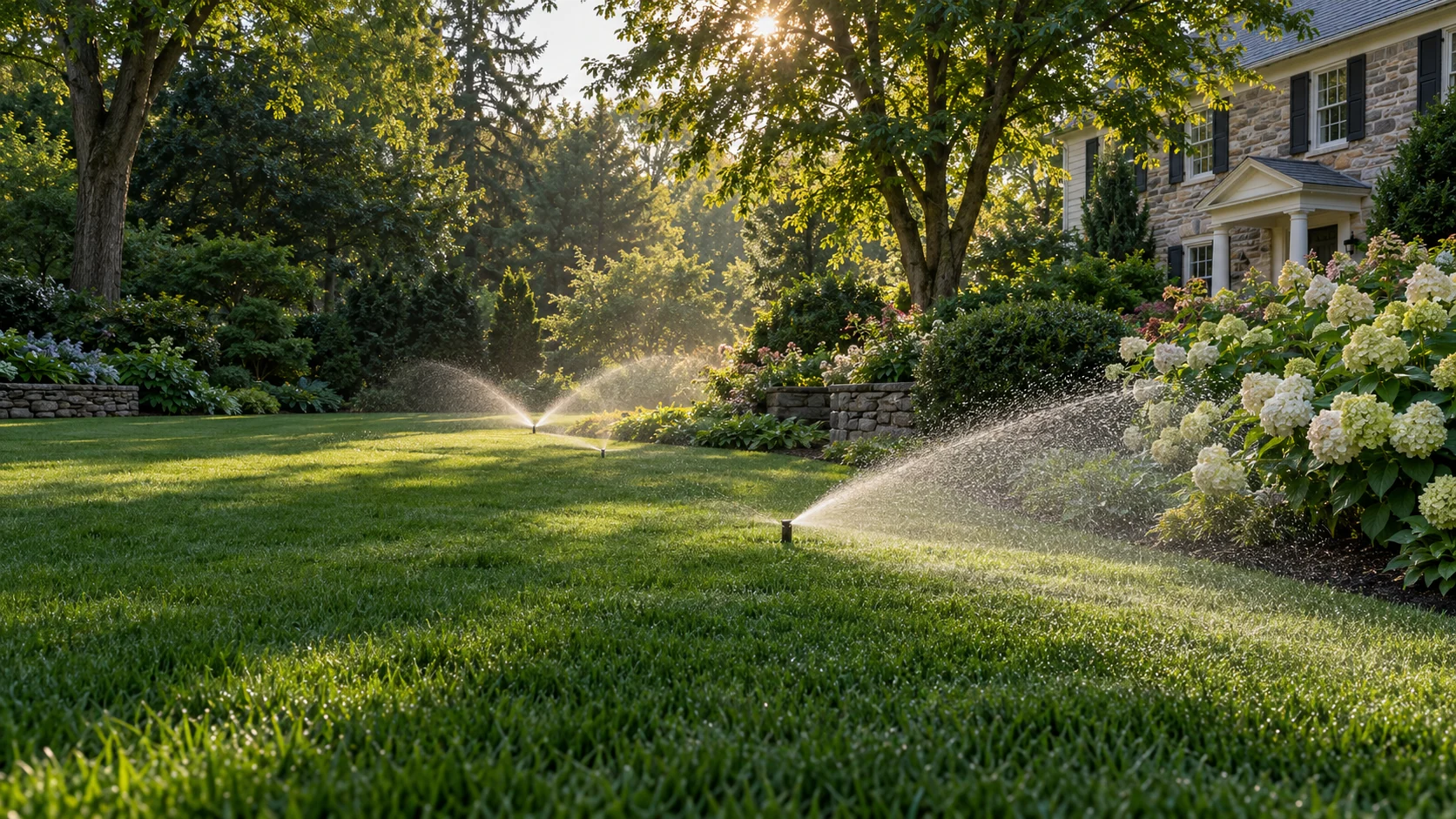 Lawn sprinkler system contractor installation and repair