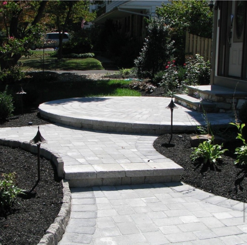 Custom patio installation in Warwick PA by Northampton Nursery