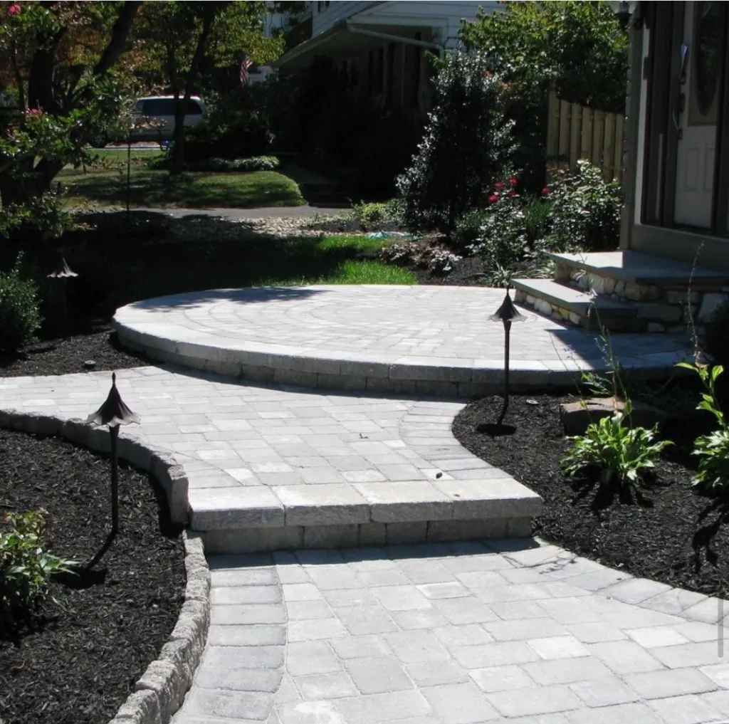 Custom patio installation in Warwick PA by Northampton Nursery